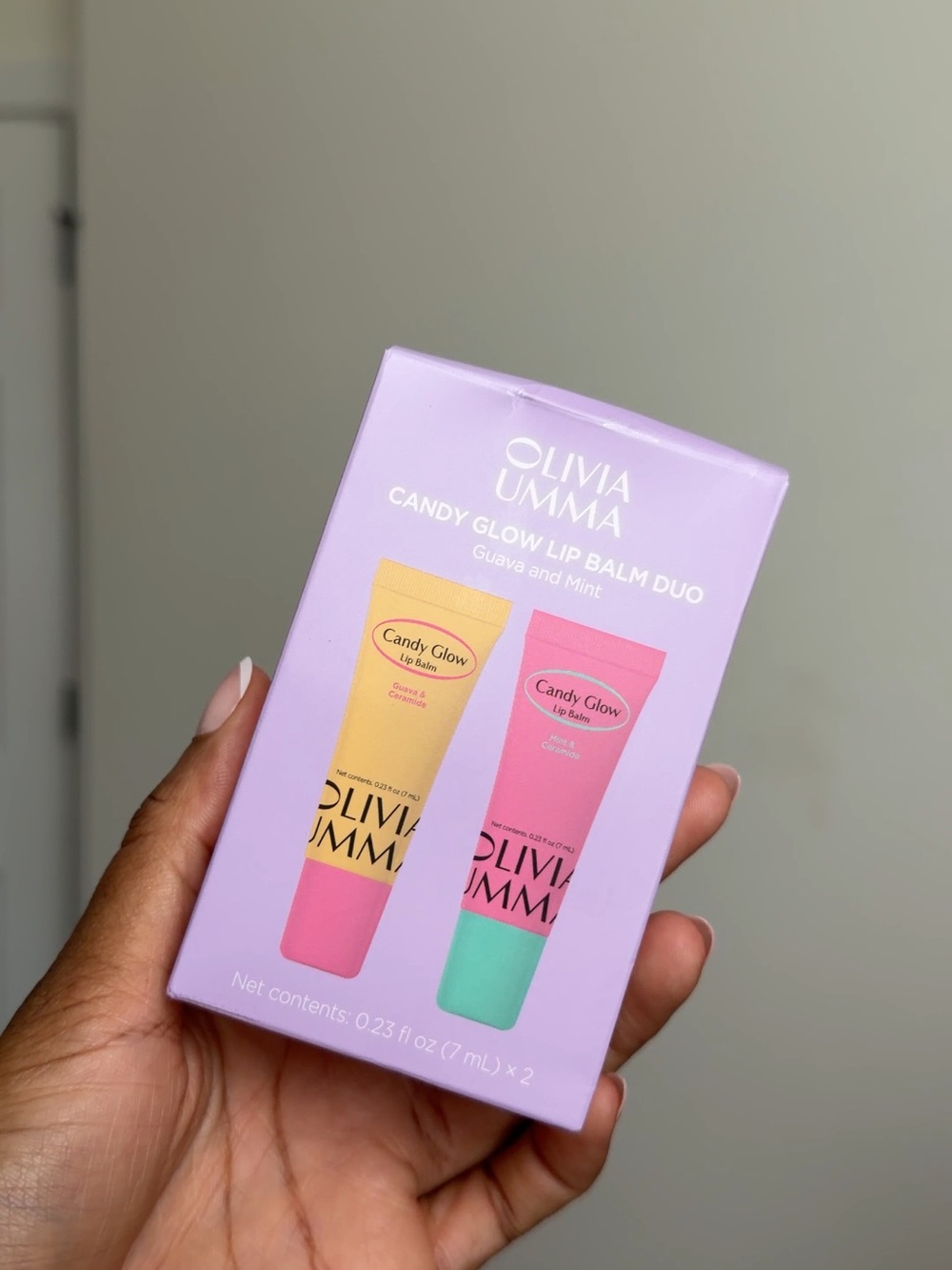Candy Glow Lip Balm Duo — Guava & Mint
